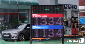 전국 휘발유값 3주 연속 보합세…리터당 1361.1원