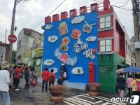 군산 원도심 우체통거리 새 관광명소로 탄생