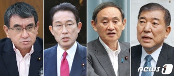 일본 자민당, 아베 후임자리 놓고 14일 경선