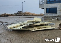 기장, 하이선에 해안도로·제방 대거 파손…“제방 인접마을 모두 피해”