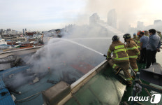 청령리시장, 추석 앞두고 대형화재