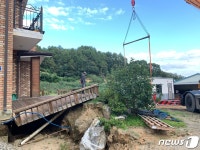 원하는 기간까지 사용할 수 있었으면…충주 수재민, 조립주택 입주