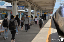 썰렁한 포항역