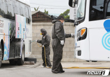 전세버스 방역에 총력