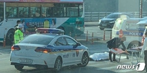 진주서 횡단보도 건너던 50대 시내버스에 받혀 사망
