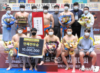 정읍시청 단풍미인씨름단, 안산 대회서 단체전 우승