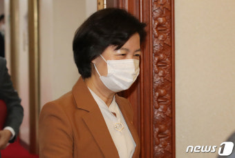 추미애 법무부장관, 국무회의 참석