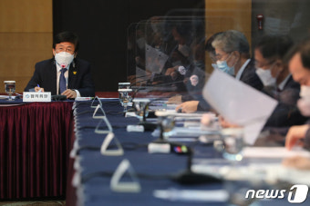 인사말하는 최교진 전국시도교육감협의회장