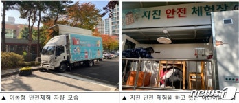 지진·화재 체험 OK…'이동형 안전체험 트럭'이 떴다