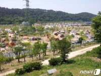 완주군 무궁화오토캠핑장, 주말예약 하늘의 별따기
