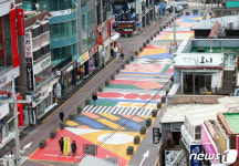 코로나19 확산, 한산한 홍대 거리