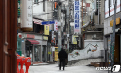 고요한 노량진 학원가