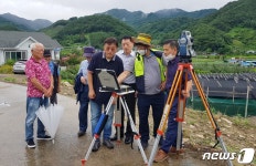 개인 토지에 마을 진입로…충주시 사업지구 경계 조정