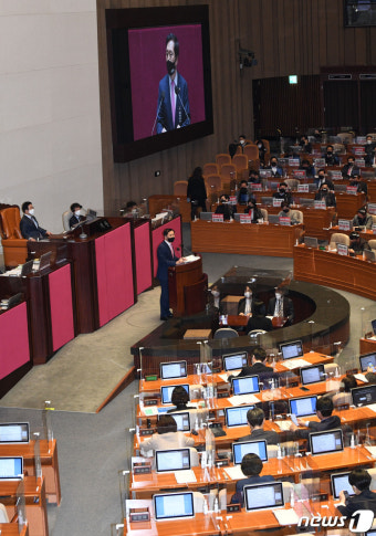 김기현, 공수처법 필리버스터 돌입