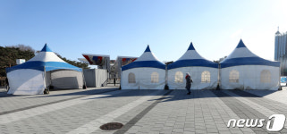 코로나19 확산세에 임시 선별진료소 순차적 운영