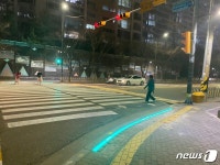 수원시, 어린이보호구역 21곳에 안심 횡당보도 조성