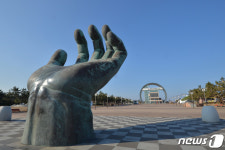 텅빈 호미곶 해맞이 광장