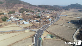 익산국토청, 국도 21호선 동계~적성 3.7km  구간 개통