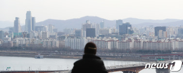 강 건너 아파트 구경