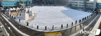 코로나19 선제검사 진행하는 경기도