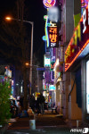 불 들어온 광주 광산구 유흥시설 간판