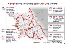 14일이면 강원 관광지 싹 돈다…1112㎞ 관광도로 조성