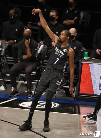 NBA 케빈 듀란트, 왼쪽 햄스트링 부상으로 최소 2G 결장