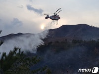 강릉 옥계면 현내리 산불 2시간40분 만에 진화(종합)