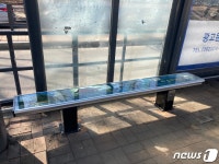 광주 서구, 유·스퀘어 앞 정류장에 온열의자 설치