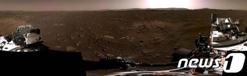 NASA, 퍼시비어런스 화성 착륙장면
