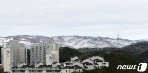 포항에도 눈이 내렸어요