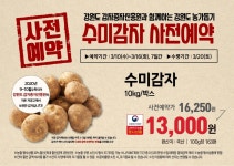 시세 대비 60% 저렴하게…롯데슈퍼, 강원도 수미감자 예약 판매