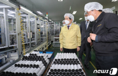 대전 한독크린텍 방문한 정세균 총리