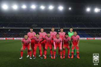 한일전 앞둔 대한민국 축구대표팀