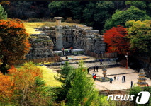 충주 미륵대원지 석조여래입상 복원 공사 올해 안 마무리