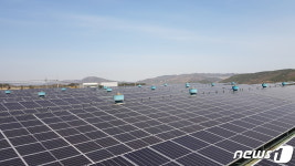 한수원 경주 천북산단에 1㎿급 태양광발전소 준공