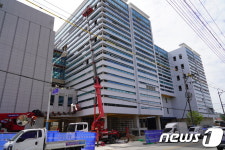 해남군 신청사 공정률 88% 순조…6월말 준공