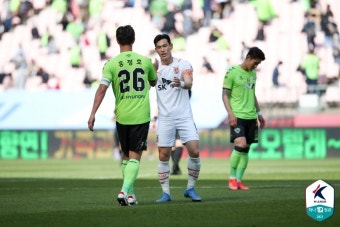 '선두' 전북, 제주와 1-1 무승부…3경기 연속 무승, 울산에 추격 허용
