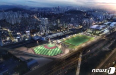 한강 보며 축구할까…옛 노량진 수산시장에 생활체육시설 개설