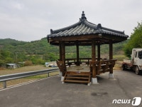 청주시, 마을 동네쉼터 사업 마무리…6개 마을에 정자·의자 설치