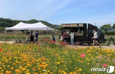 새 관광지 떠오른 장성호 수변길 푸드트럭 운영자 모집