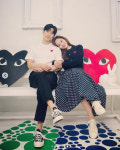[N샷] 유진♥기태영, 판박이 로희·로린과 단란+훈훈 가족 사진