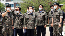 논산 육군훈련소 찾은 정세균 전 총리
