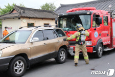 경주소방서, 화재현장 불법 주정차 차량 강제 견인 훈련
