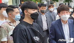전주 시민들과 소통하는 이준석 대표