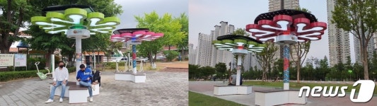 대전 대덕구, 중리동·석봉동 2곳에 ‘스마트솔라트리’ 설치