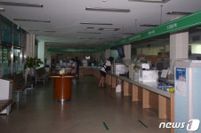 불꺼진 남구 송암동행정복지센터 도로교통과