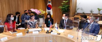 美 의회 코리아스터디그룹, 오세훈 시장 예방