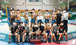 대통령기전국장사씨름대회 단체전 우승한 후평중학교