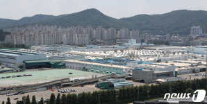 한산한 모습 보이는 기아 오토랜드 광명